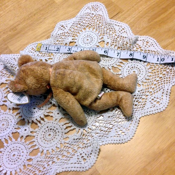 Ty 2000 Beanies Cashew Bear with error - Picture 2 of 6